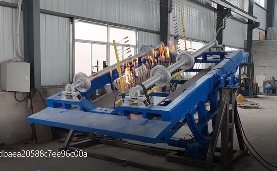 LDPE Open Flame Rock And Roll Machine Mesin Rotomolding Plastik Untuk Tangki Air 1320 Galon