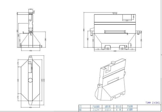 Traffic Barrier Hdpe Rotational Moulding Mould Makers