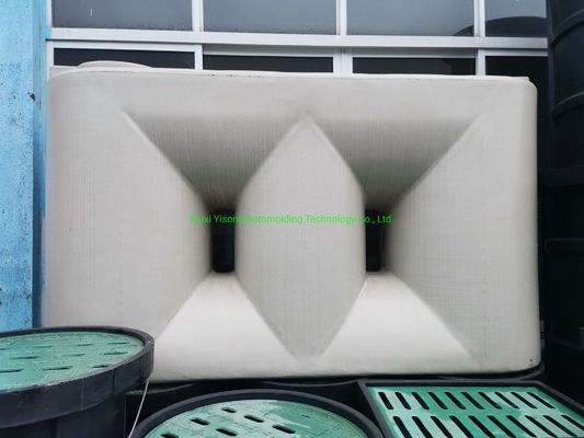 2500ml Baja Ringan Dibentuk Tangki Air Tangki Pemanenan Air Hujan