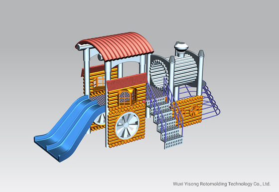 Oem Aluminium Rotational Moulds Untuk Playground Slide Outdoor Fun Entertainment
