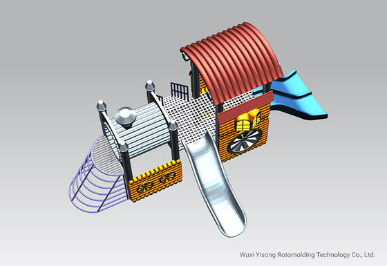 Oem Aluminium Rotational Moulds Untuk Playground Slide Outdoor Fun Entertainment