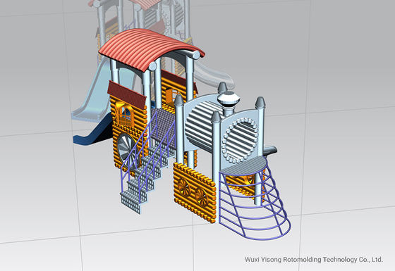 Oem Aluminium Rotational Moulds Untuk Playground Slide Outdoor Fun Entertainment