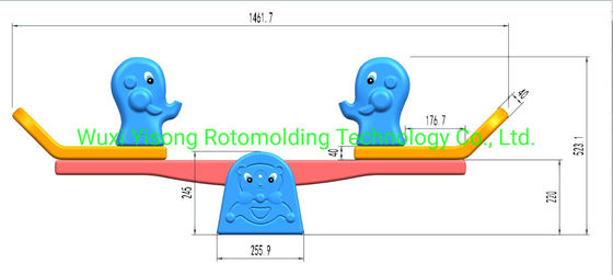 Teeterboard Aluminium Rotational Mould Rota Mould