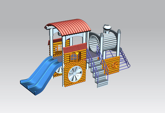 Tube Slide Playground Rotomoulding Cetakan Plastik Ukuran OEM