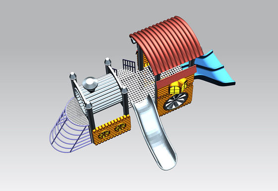 Tube Slide Playground Rotomoulding Cetakan Plastik Ukuran OEM