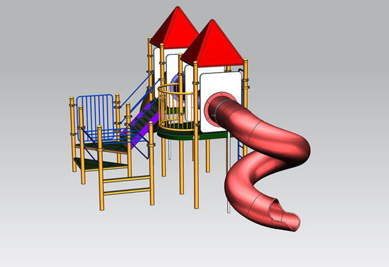 Tube Slide Playground Rotomoulding Cetakan Plastik Ukuran OEM