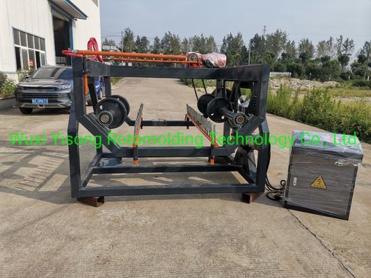 2000L Open Flame Rock And Roll Machine Rotational Moulding Equipment Manufacturers