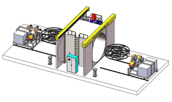 Produsen Mesin Rotomolding Antar-Jemput Oven 3,0m
