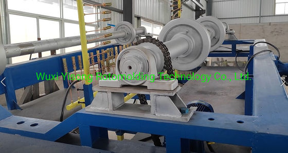 Mesin Pembuat Tangki Air Rotomoulding 5000L Open Flame Rock And Roll Rr