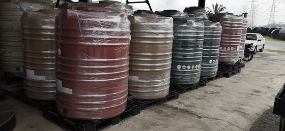 Tangki air vertikal cetakan putar bahan baja ringan plastik Septik tangki bahan bakar cetakan putar