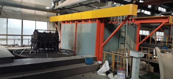 4M Oven 4000mm Shuttle Rotational Moulding Machine Equipment