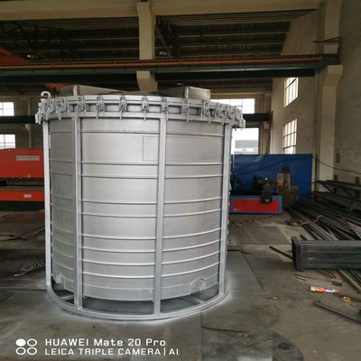 Cetakan Tangki Air Plastik Mdpe LLDPE Horizontal Aluminium Besar