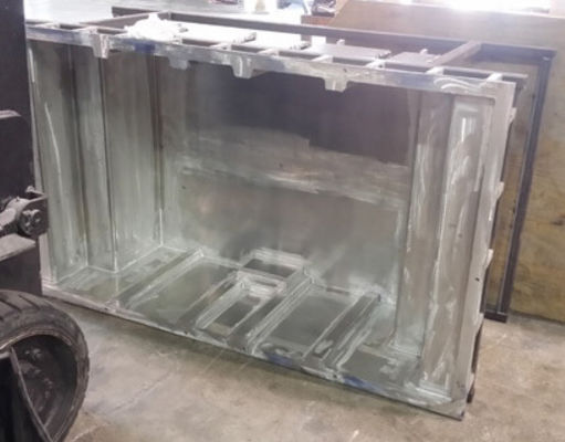 Aluminium Alloy Rotomoulding Mold dengan Desain Disesuaikan permukaan halus